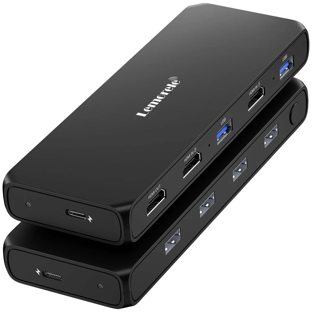 Lemorele G98 HDMI and USB KVM Switch