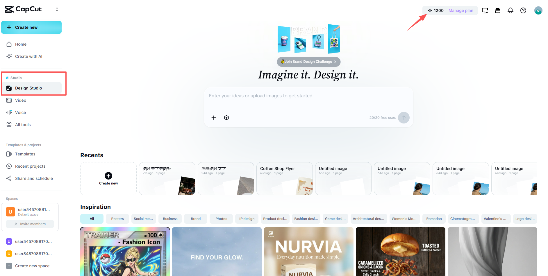 CapCut Credits official product or interface visual